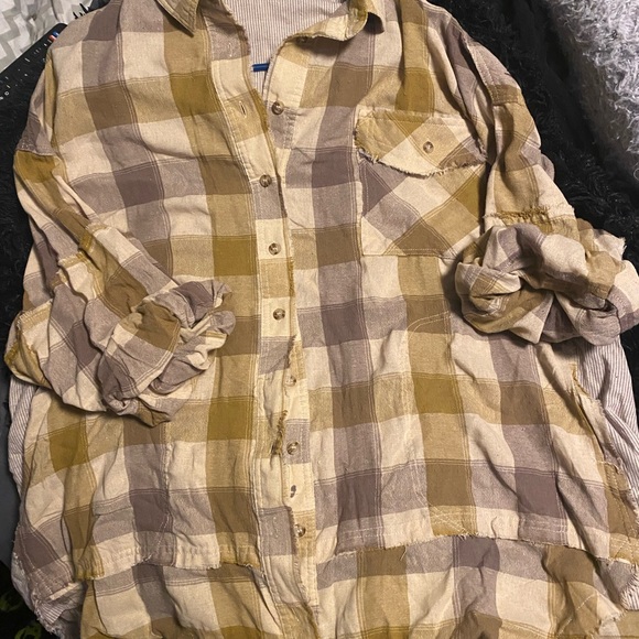 Size Medium Easel button down dress - Picture 2 of 3